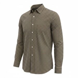 Men's Banana Republic Checkered Shirt - Blue and Yellow